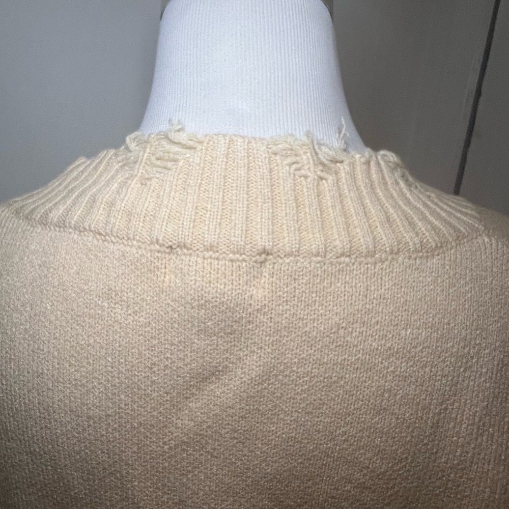 Peace Sign Distressed Sweater - Picture 8 of 10